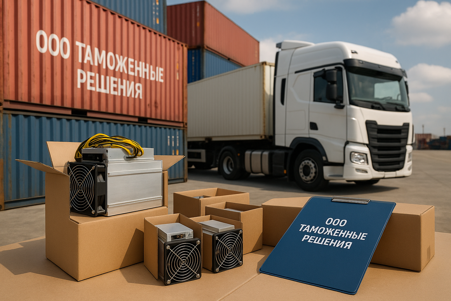 Таможенное оформление оборудования для майнинга