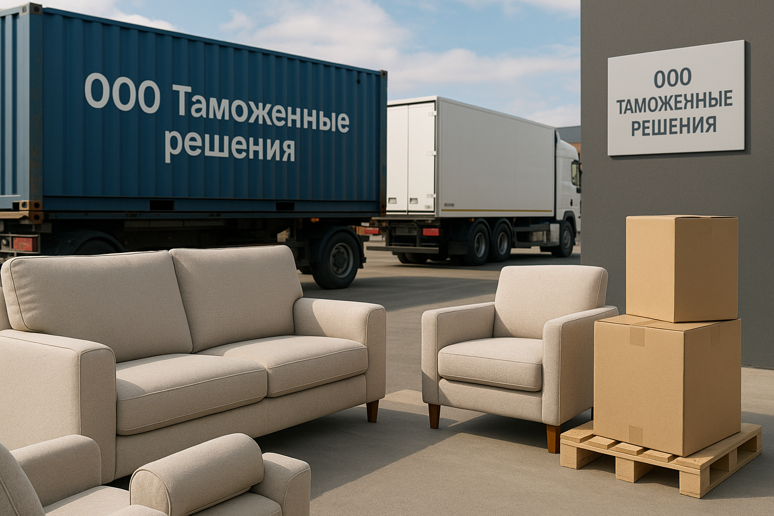 Таможенное оформление мебели из Европы