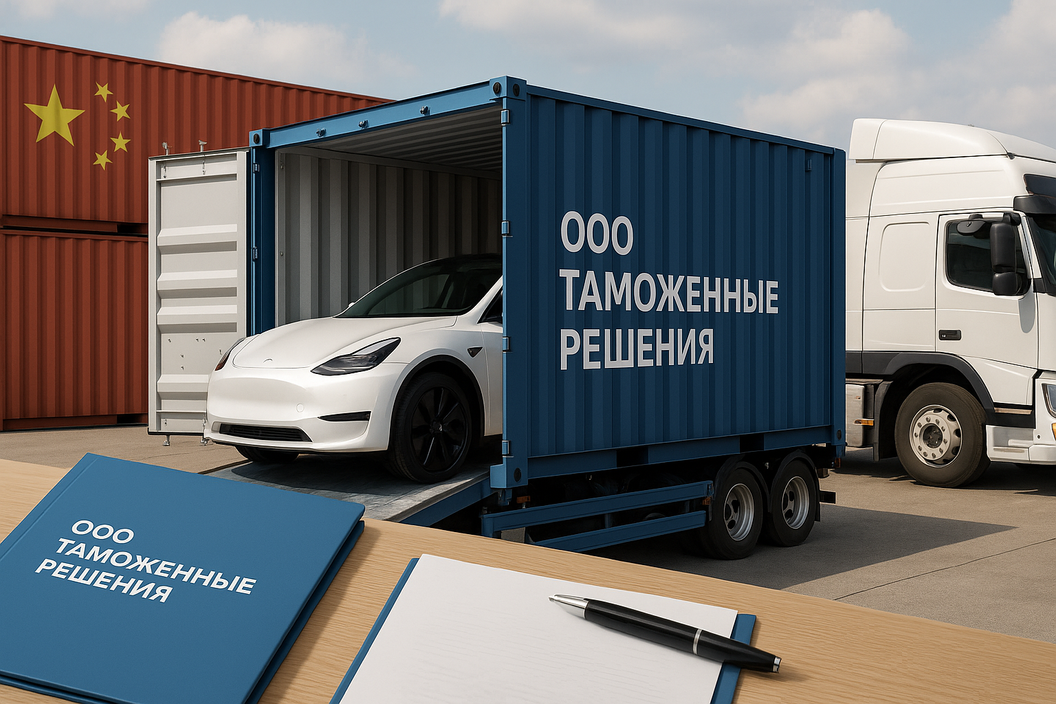 Таможенное оформление и доставка авто из Китая
